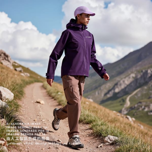 Fioletowy Kurtka Terrex Xperior 2L GORE-TEX Performance