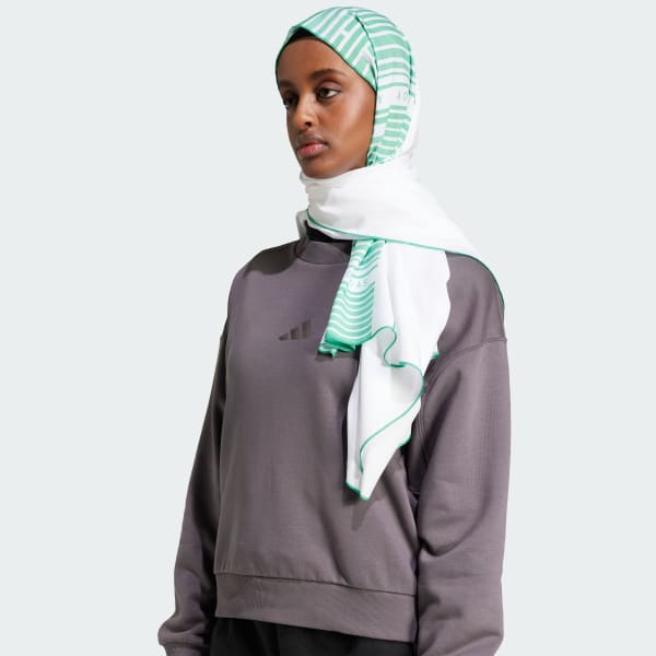 White Emerging Harmony Head Scarf