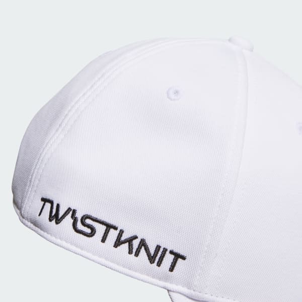 ホワイト 【ゴルフ】ツイストニット ストレッチ キャップ