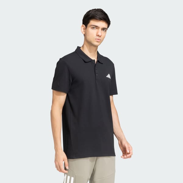 Black Seam Polo Shirt