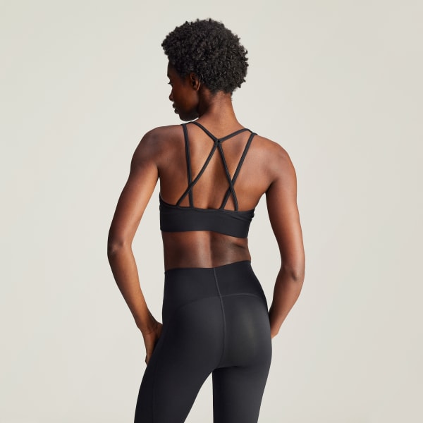 Zwart adidas by Stella McCartney TrueStrength Yoga Sportbeha
