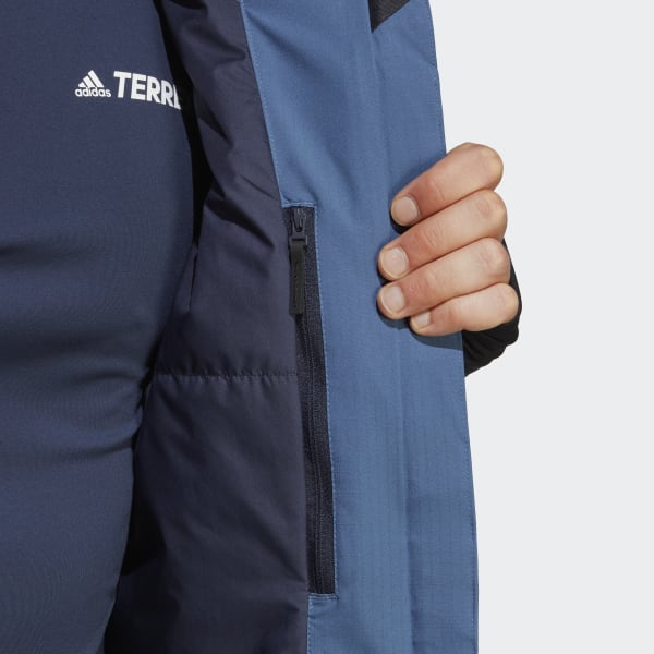 blauw Terrex 2-Layer Insulated Graphic Sneeuwjack