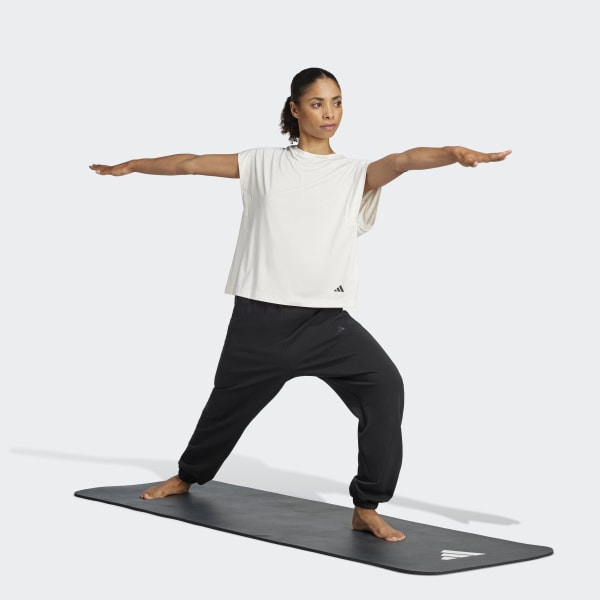 ヨガトレーニングTシャツ人気【Adidas】Yoga TEE★2色 アディダス ヨガ Tシャツ - ホワイト | アディダス ジャパン