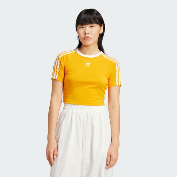 Camiseta Baby Look Três Listras