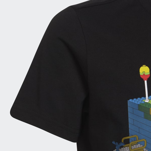Preto T-shirt Play adidas x LEGO® SX987