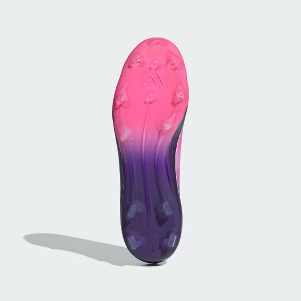 Violet Chaussure de football sans lacets F50 LEAGUE Terrain souple