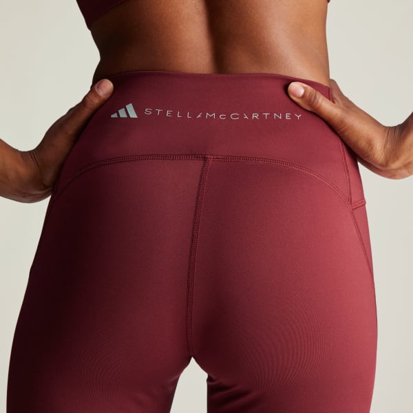 Burgundy leggings adidas discount