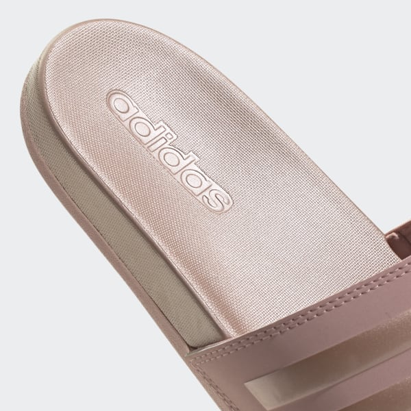Rose gold sales adidas sliders