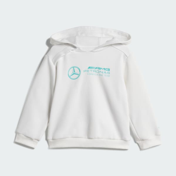 biela SÚPRAVA MERCEDES - AMG PETRONAS FORMULA ONE TEAM DNA BABY JOGGER LONG SLEEVE