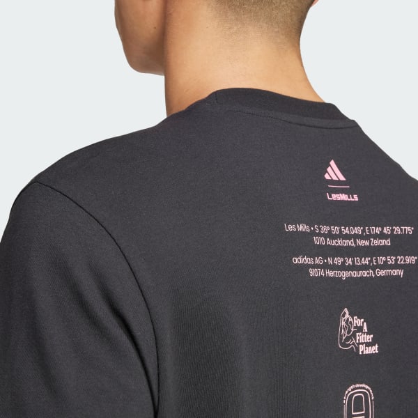 アディダス Les Mills ユニバーサルグラフィック半袖Tシャツ