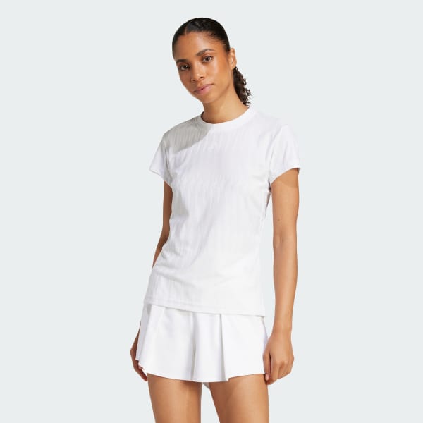 Beyaz Tennis Climacool+ FreeLift Tişört