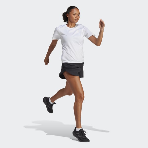Schwarz Run Icons Made With Nature Running Shorts