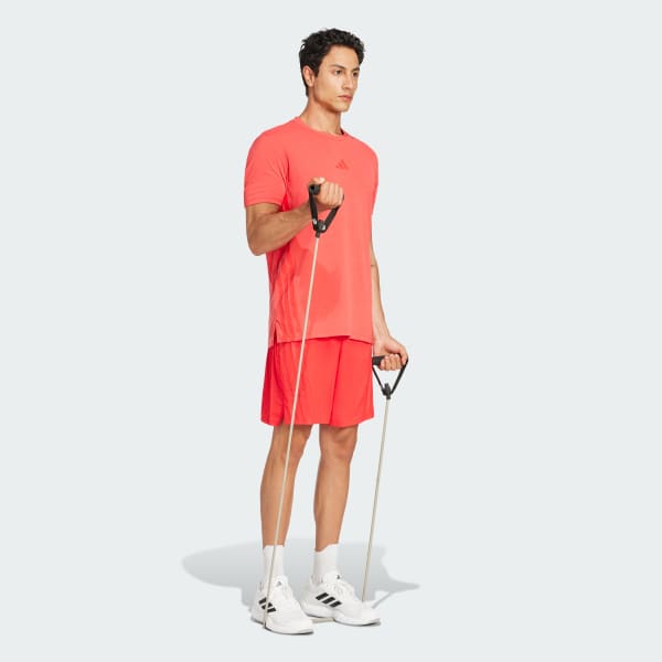 Red Designed 4 Training 3-Stripes Tee