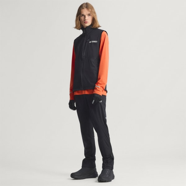 Svart Terrex Xperior Cross-Country Ski Softshell Väst