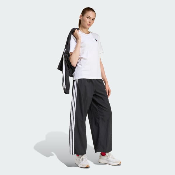 สีขาว เสื้อยืดลายกราฟิกรูปอาหารทรงเรกูลาร์