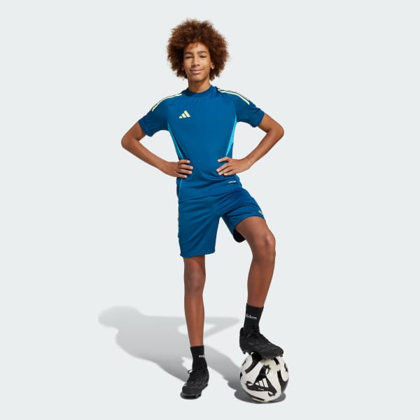 Bleu Maillot d'entraînement Tiro 25 Competition Enfants