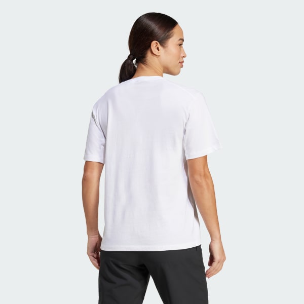 White Terrex Classic Logo Tee