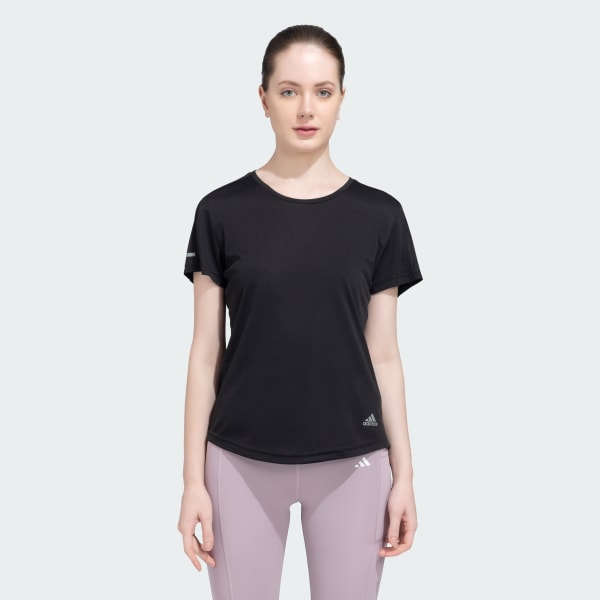 Black RUN IT TEE