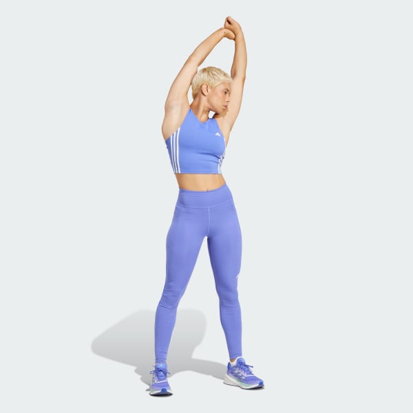 Azul Esqueleto de Running Own the Run 3 Rayas