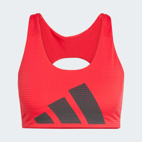 Rojo Top Deportivo HIIT Powerimpact Soporte Medio