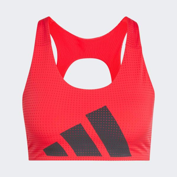 Vermelho Top Esportivo Suporte Médio Powerimpact HIIT Training