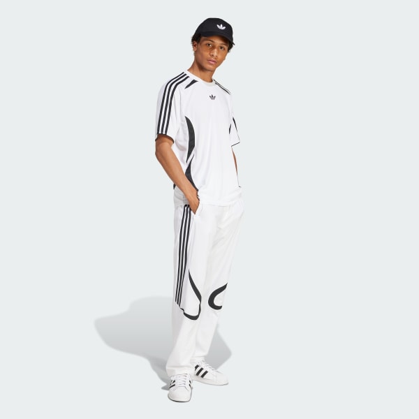 Blanc Pantalon de survêtement Adicolor Teamgeist