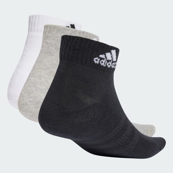 Grau Thin and Light Ankle Socken, 3 Paar