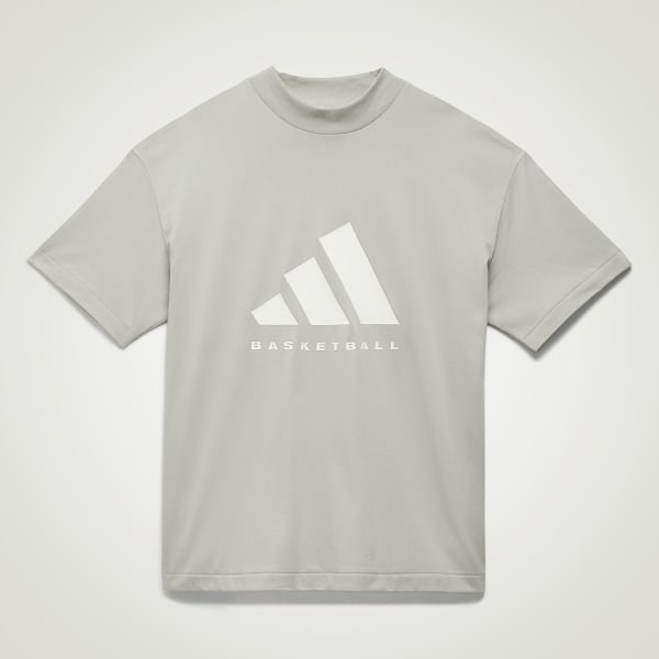 adidas Basketball Tee Grey adidas Singapore