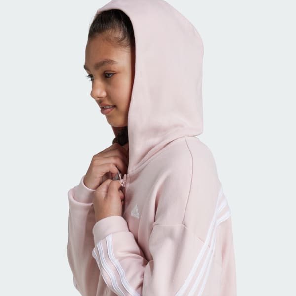 Adidas hoodie light pink on sale