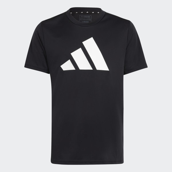 Black Train Essentials AEROREADY Logo Regular-Fit Tee