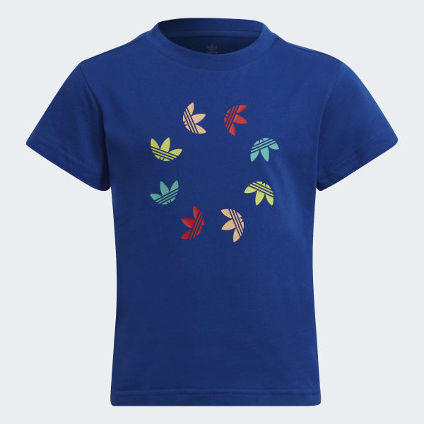 Azul Camiseta Adicolor