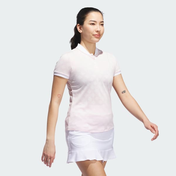 roze Ultimate365 Jacquard Short Sleeve Polo Shirt