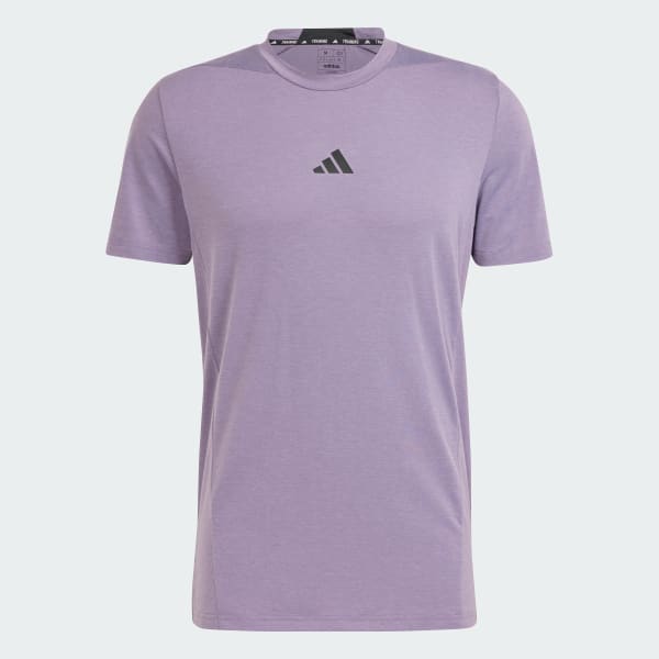 adidas Designed for Training Workout Tee - Purple | Free Shipping with ...