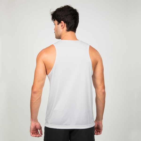 Branco Regata Own The Run 3 Listras