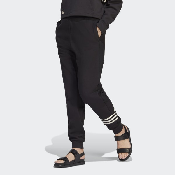 adidas Originals Neuclassics wide leg pants in black