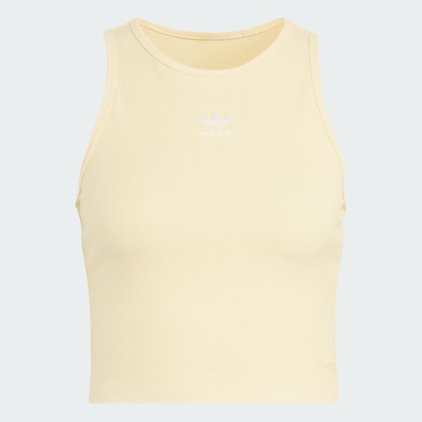 Orange Essentials Ribbed Tank Top