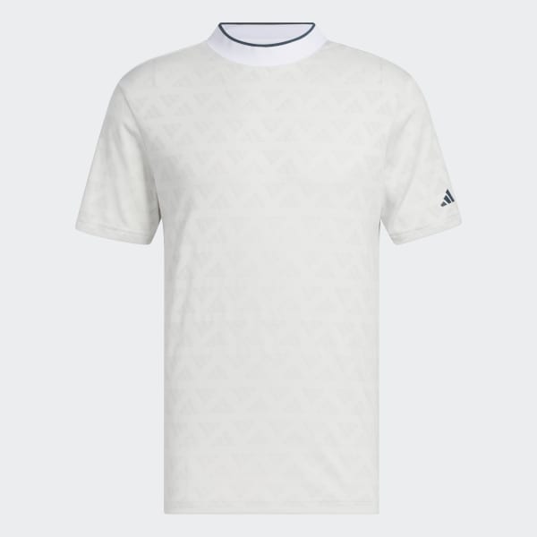 adidas Adi Jacquard Mock Polo Shirt - Grey | Free Shipping with adiClub |  adidas US