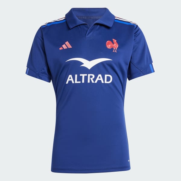blauw Frankrijk Rugby Performance Thuisshirt