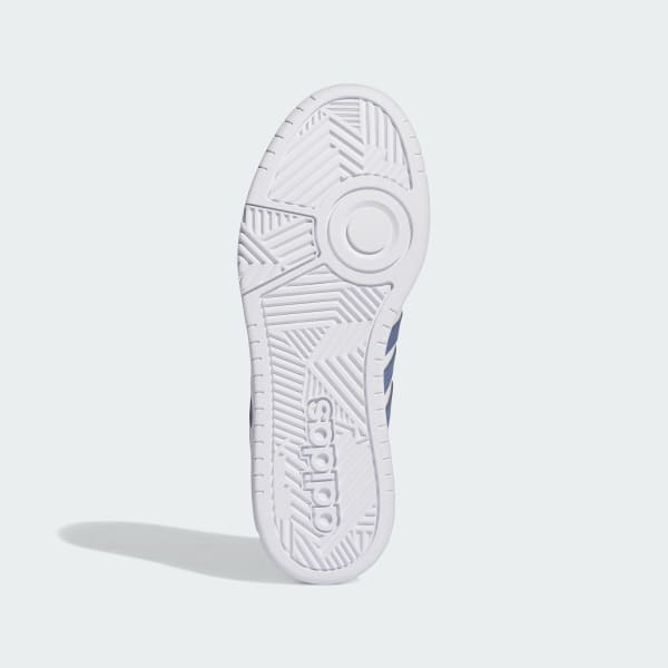 Bianco Scarpe Hoops 3.0 Low Classic Vintage