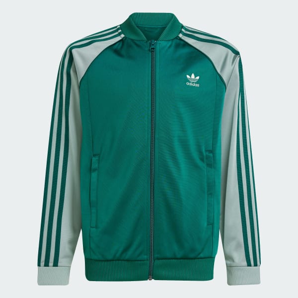 Green Adicolor SST Track Top Kids