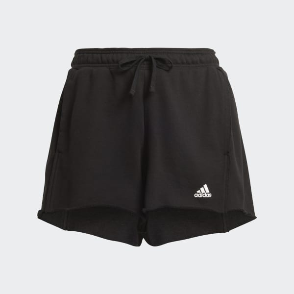 adidas Collective Power High-Rise Relaxed Shorts (Plus Size) - Black ...