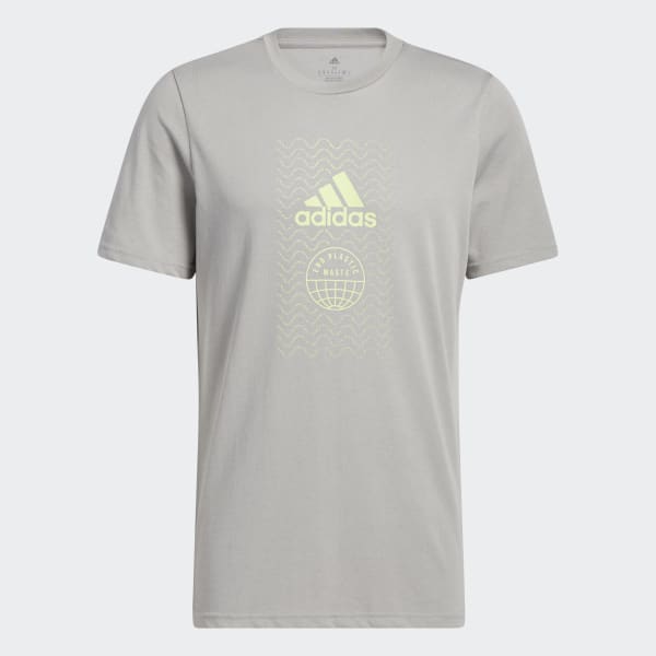Playera hot sale adidas gris