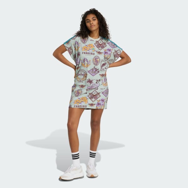 Grey adidas X FARM Commercial Dress