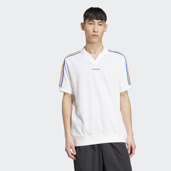 adidas アイボリー ポロシャツ 半袖 セール/ブランド古着】半袖ポロシャツ（ポロシャツ）｜adidas