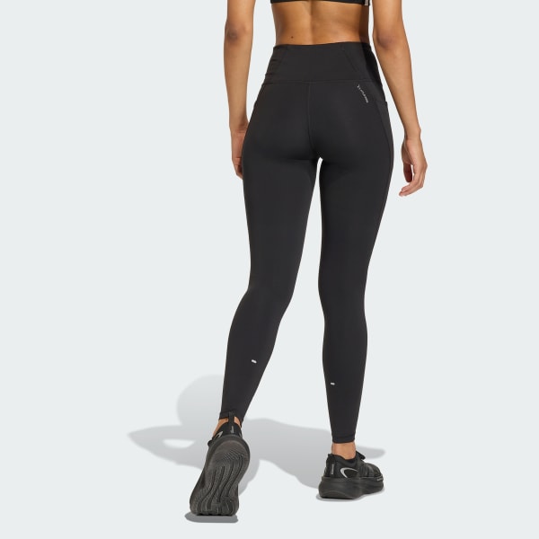 adidas ADI365 Climacool Running Full Length Leggings - Black