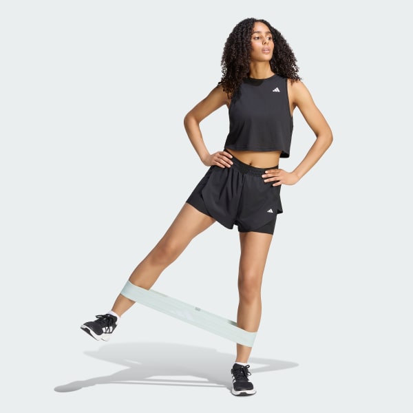 Schwarz Designed for Training 2-in-1 Shorts