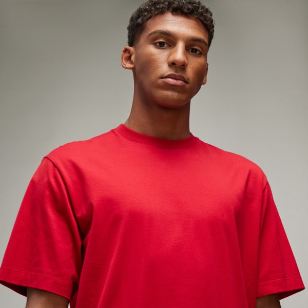 adidas Y-3 Graphic Short Sleeve Tee - Red | Free Shipping