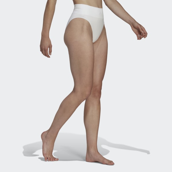 bílá Kalhotky Active Seamless Micro-Stretch Hi-Leg HPO50