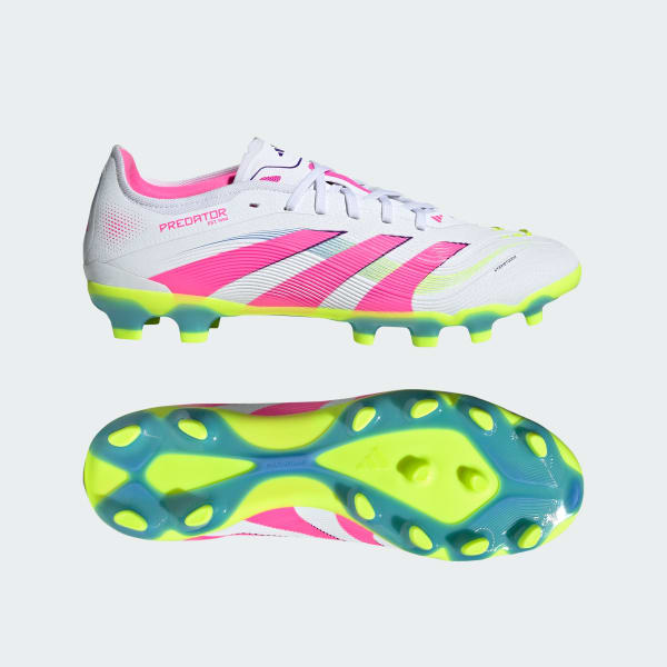 Vit Predator Pro Multi-Ground Fotbollsskor