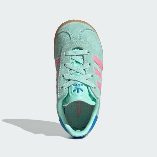 Gronn Gazelle Comfort Closure Elastic Laces Sko, barn